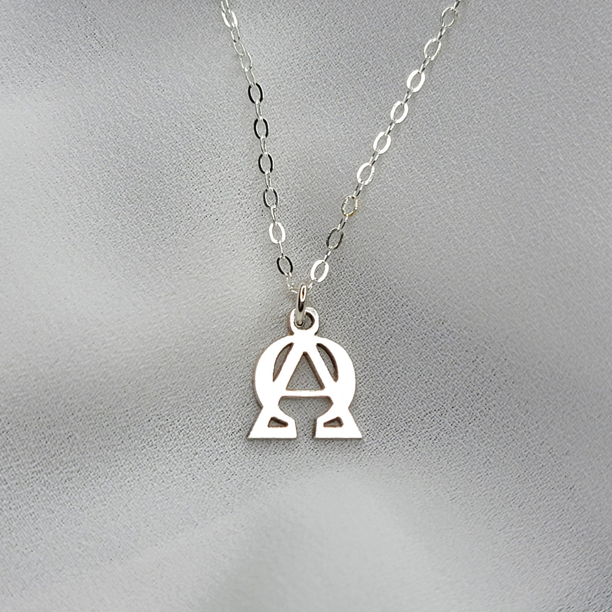 Omega symbol online necklace