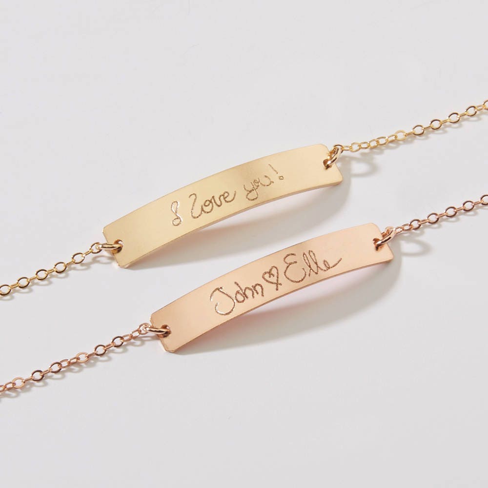 Custom Handwriting Bracelet Generator Custom Handwriting Bracelet