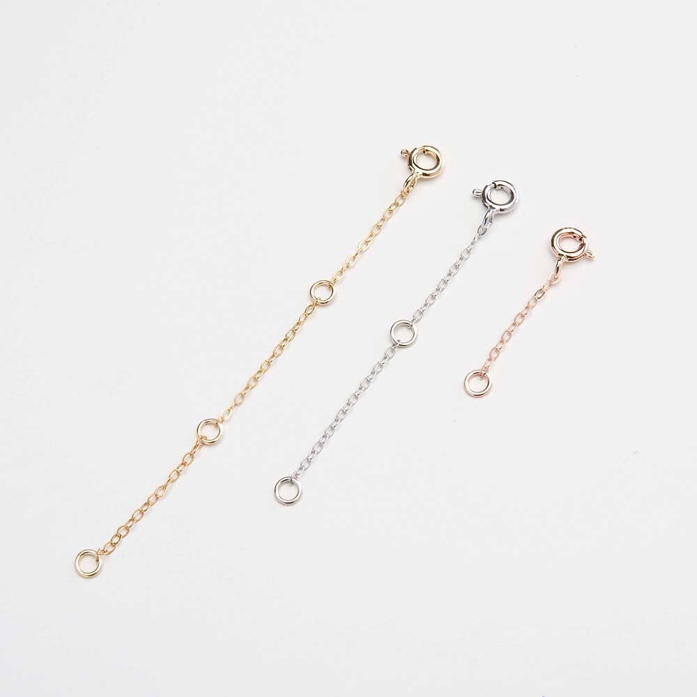 Necklace Extender Gold Necklace Extenders 925 Sterling Silver Extender for  Necklaces 14K Gold Chain Extenders for Women Bracelet Extender Gold  Necklace Extension 2inch 3inch 4inch - Walmart.com