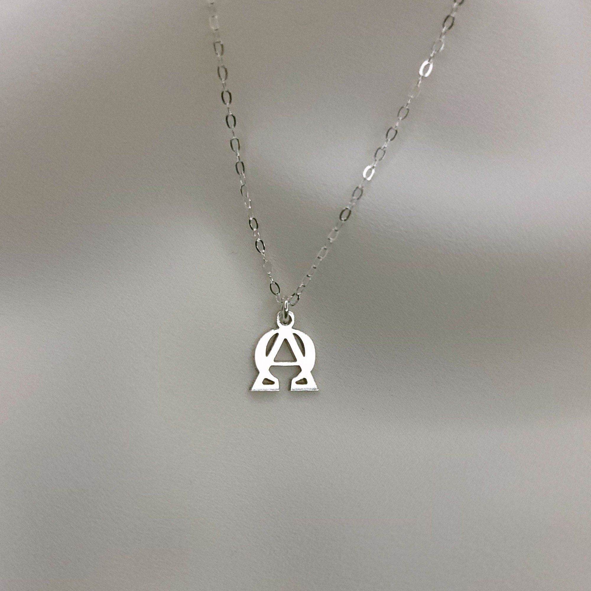 Alpha and omega discount necklace